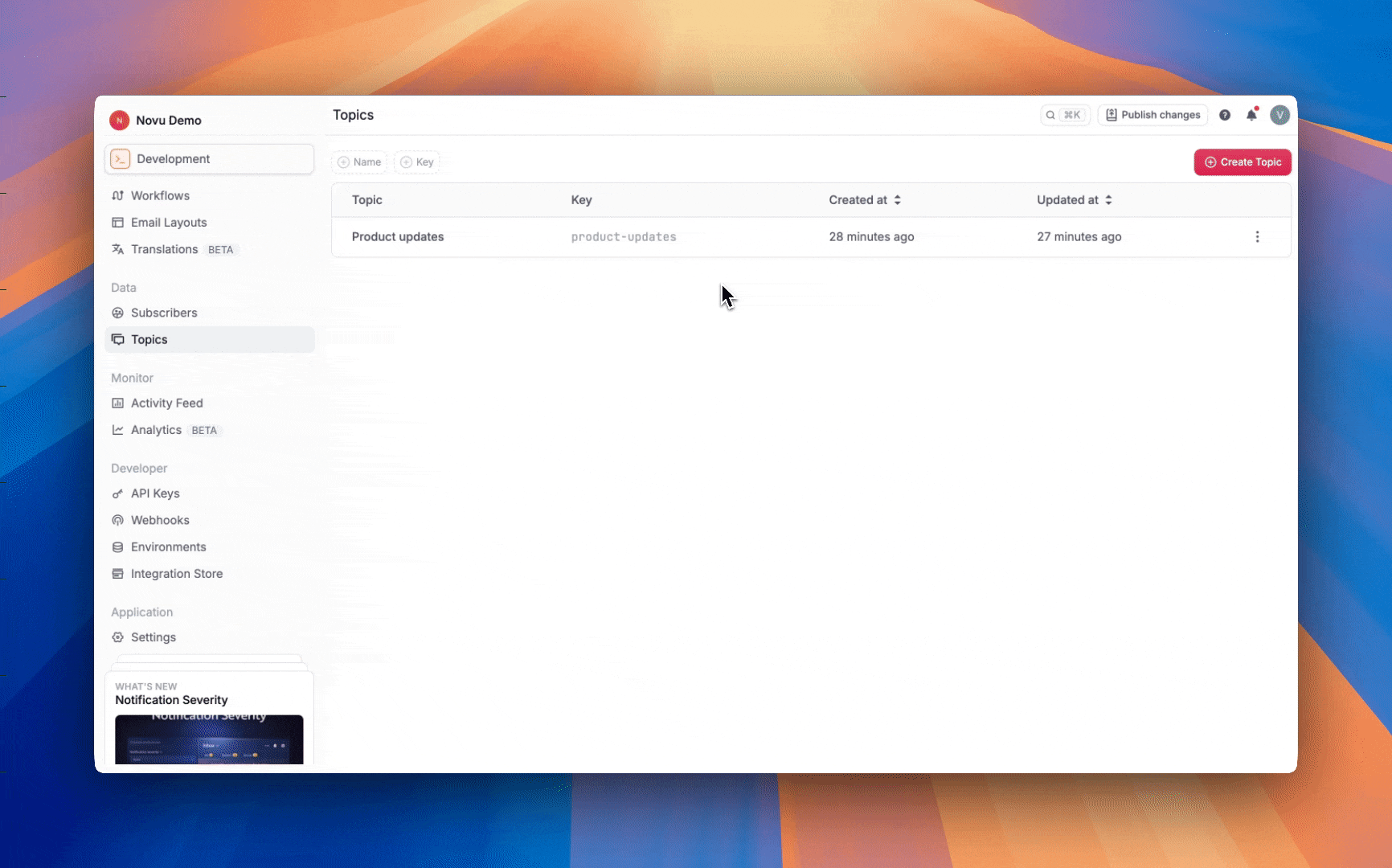 Remove subscribers from a topic